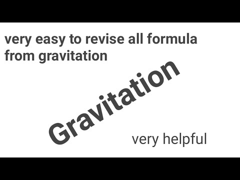 Video: Mga Puwersang Gravitational: Ang Konsepto At Tampok Ng Paglalapat Ng Formula
