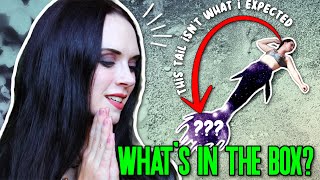 I got a mystery silicone mermaid tail in the mail 🫣 What does it look like? (Unboxing Swimming)