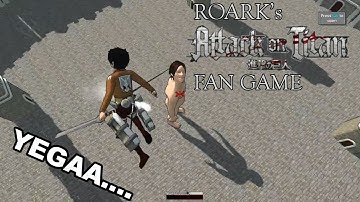 ATTACK ON TITAN FAN GAME GAMEPLAY (Roark