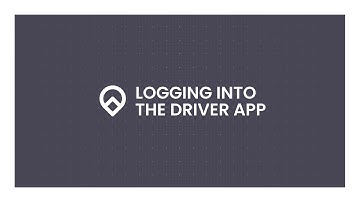 04   Logging into the Driver App