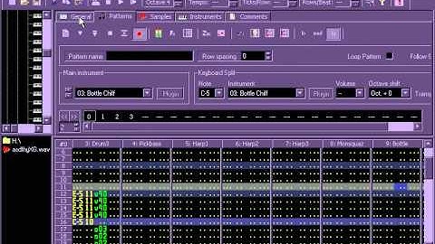 Making a song in OpenMPT