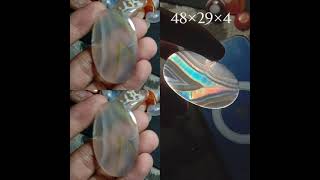 Natural Batu Akik X Yaman Bacan Ruby Star Safir Pirus Garut Ring Opal Bulu Zamrud Kecubung Motif Gambar Pelangi Rainbow Model Lancip Unik Antik