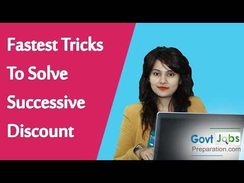 Fastest Tricks To Solve Successive Discount