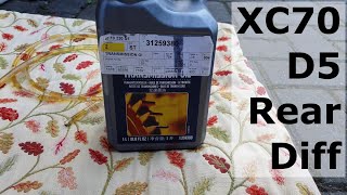 Volvo XC70 D5 Rear Differential Oil Change