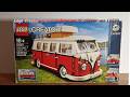 Lego Creator Expert Volkswagen T1 Camper Van 10220 Stop Motion Animation Build