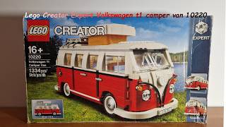 Lego Creator Expert Volkswagen T1 Camper Van 10220 Stop Motion Animation Build