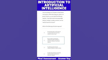 Introduction to #ArtificialIntelligence #FinalAssessment #IBMSkillBuild #AnswerKey #NaanMudhalvan