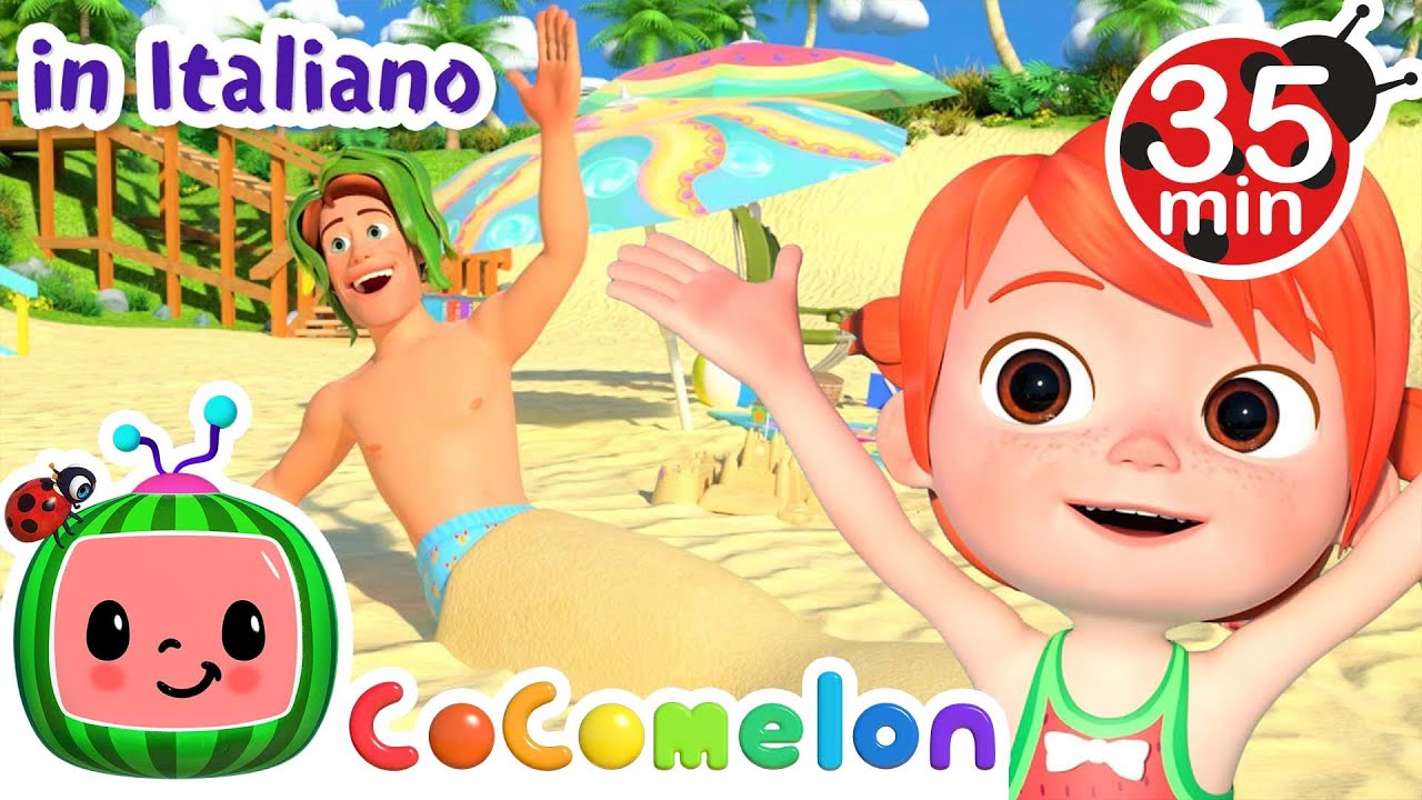⁣Giornata di spiaggia con papà | CoComelon Italiano - Canzoni per Bambini