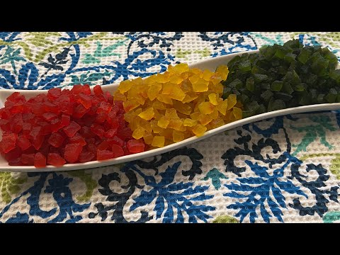 طريقة عمل الفواكه المجففة من قشور البطيخ  How to make dried fruits from the watermelon rind