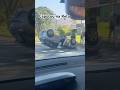 Carro capota na reta em Brasília df