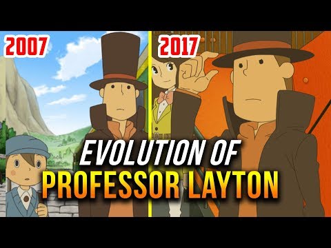 Graphical Evolution of Professor Layton (2007-2017)