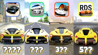 Ferrari Laferrari Top Speed in Extreme Car Driving, 3D Driving Class, Car Stunt, Real Driving School screenshot 4