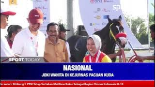 AKILA SATU SATUNYA JOKI WANITA DI KEJUARNAS  PACUAN KUDA SERIS 1 2024