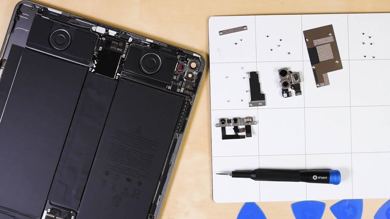 12.9” iPad Pro 2020 Teardown: What does the LiDAR scanner look like? -  YouTube