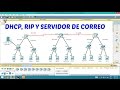 Tutorial Packet Tracer Configurar DHCP, Rip y Servidor de Email