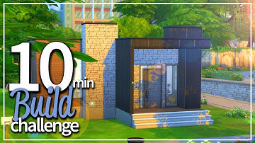 The Sims 4: 10 Minute Build Challenge (No CC)