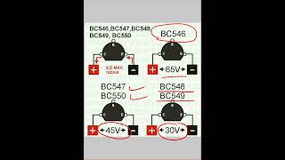 bc546|bc547|bc548|bc559|bc550 transistor working|