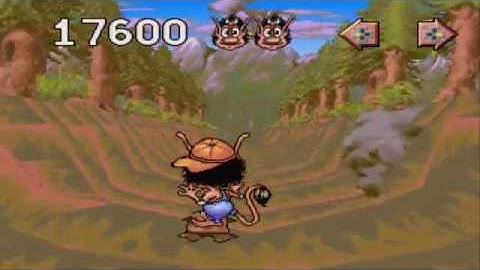 Hugo 1 ps1 - Funny Bug in Skateboard Level