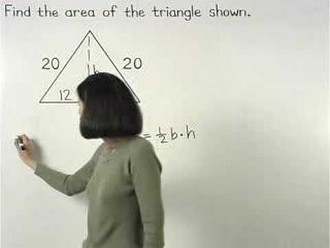 Video: How Is The Area Of a Triangle