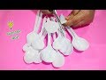 5 THE MOST EASY WAY TO RECYCLE PLASTIC SPOON!!