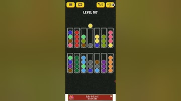 Ball sort puzzle level 167
