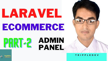 Laravel Ecommerce Bangla  Tutorial part-2  Admin Panel Setup