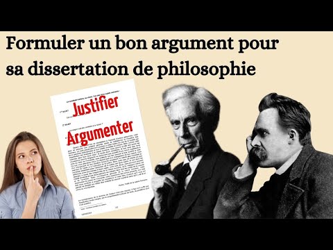 Vidéo: Comment expliquez-vous un argument en philosophie ?