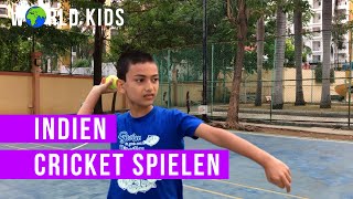 Cricket spielen | Ein Film von Avuykth | Chennai | Indien | WorldKids.tv