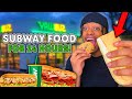 Eating ONLY Subway Food For 24 HOURS!!