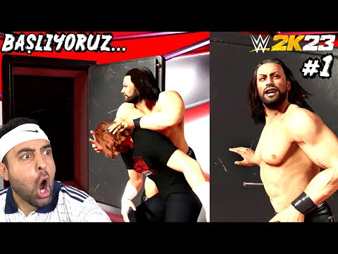 TURKO ADAMI KASAYA KİTLEYİP KEMERİNİ ALDI 😱 WWE 2K23 KARİYER #1