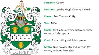 Coffey Coat of Arms & Family Crest