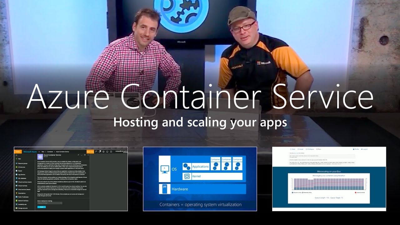 Hosting and scaling your apps with Azure Container Service - YouTube