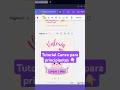 APRENDE CANVA desde cero con este TUTORIAL 🤓 Completo en mi canal #tutorial #canva #tips #trucos