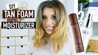 DIY FOAMING TAN SOLUTION | NATURAL TAN + MOISTURIZER RECIPE!