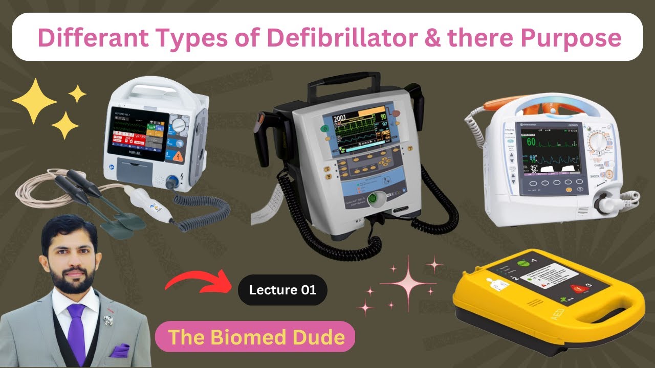 Biomed Dude Lecture 01 How many types of Defibrillator & there uses 