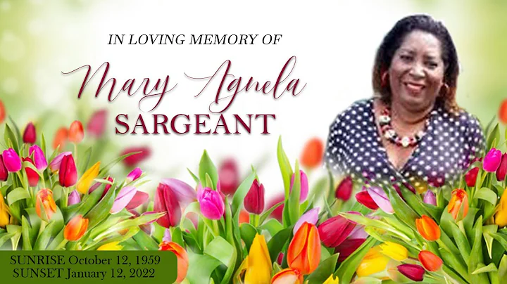 Celebrating the Life of Mary Agnela Sargeant