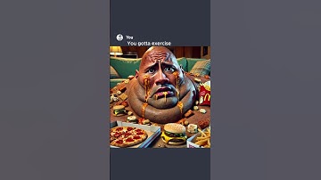 Dwayne Does Exercise 🍗 (Ai Edition) #ai #chatgpt #memes