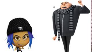 gru meets the emoji movie gru meets the emoji movie