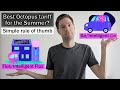 Best octopus tariff for the summer  simple rule of thumb