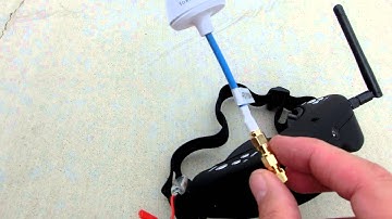 Skyzone Foxtech FPV Goggles Physical Setup