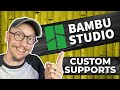 Bambu studio  adding and removing custom supports