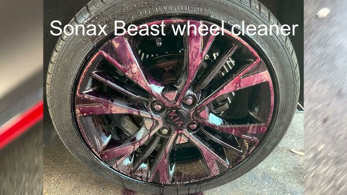 Sonax The Beast Wheel Cleaner 1000ml, Rim Cleaner with Iron Remover 1  Liter