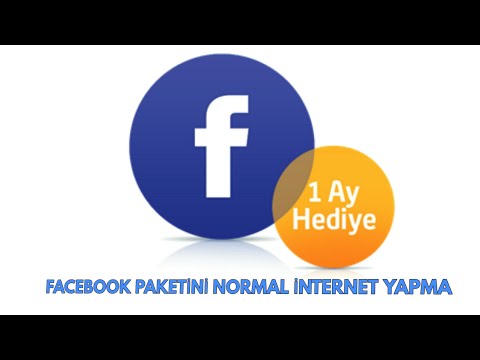 SINIRSIZ FACEBOOK PAKETİNİ NORMAL İNTERNETE ÇEVİRME 