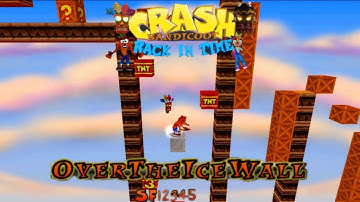 Crash Bandicoot - Back In Time Fan Game: Custom Level: Over The Ice Wall By SF12345