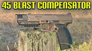 45 Blast Compensator for the Canik TP9 Elite Combat - Review &amp; First Shots