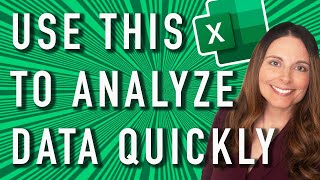 How to Analyze Data Quickly in Excel - Using Excel&#39;s Built-in AI Features