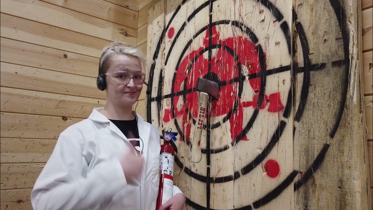 LumberJaxe Labs Left Handed Throwing Axe YouTube