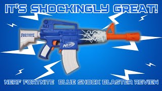 Nerf Fortnite AR That's Actually Decent? (Nerf Fortnite Blue Shock Blaster  Review) 