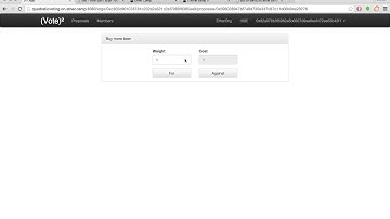 hack.ther.camp: (Vote)² demo (no sound)