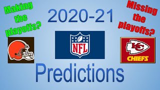 NFL 2020-21 PREDICTIONS